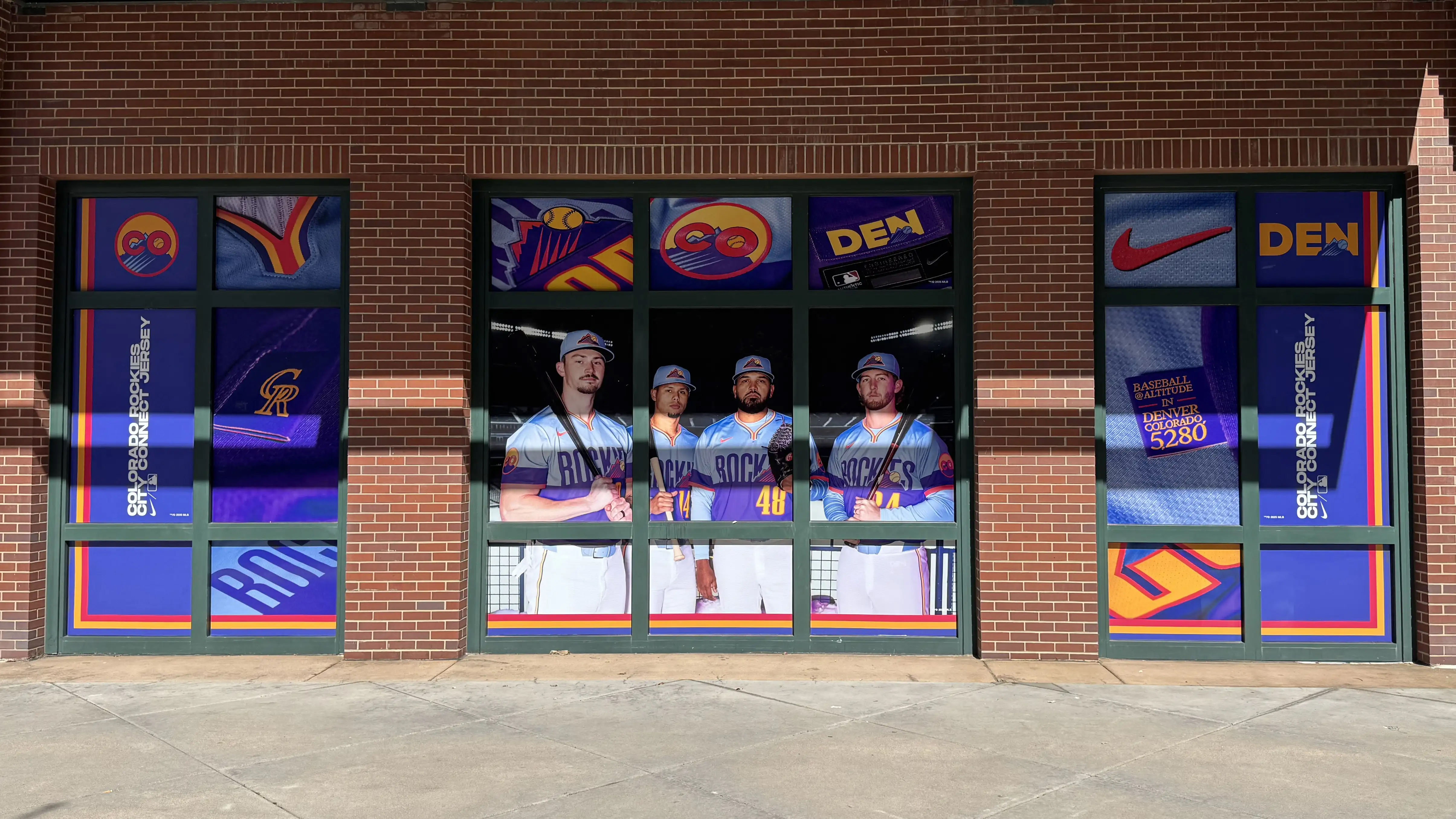 Colorado Rockies MLB window wrap