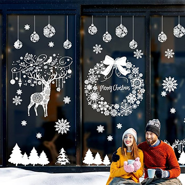 seasonal storefront graphic design