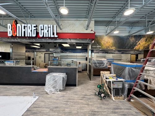 wall graphics example at Maverik