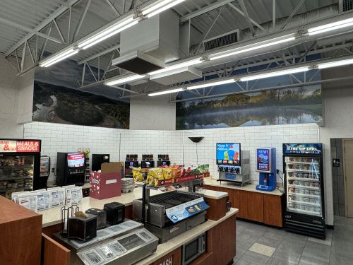 wall graphics at Maveriks